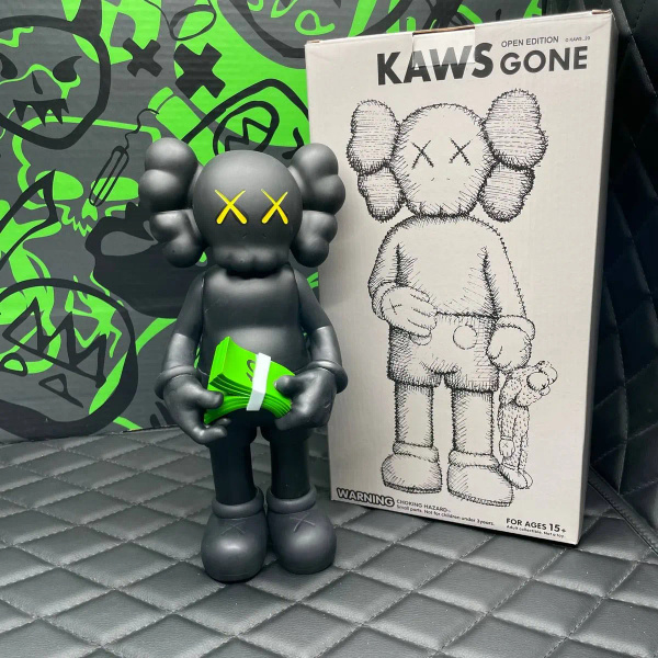 Игрушка фигурка Kaws 30см Деньги Черный купить на OZON по низкой цене ...