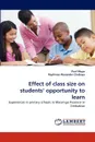 Effect of class size on students' opportunity to learn - Paul Mupa, Raphinos Alexander Chabaya