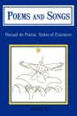 Poems and Songs. Recueil de Poesie, Textes Et Chansons - B. Darma B., Darma B.