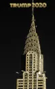 Trump-2020 iconic Chrysler Building Sir Michael writing Drawing Journal. - Michael Huhn, Sir Michael Huhn