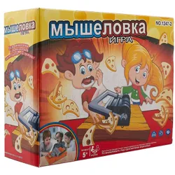Детская настольная игра "Мышеловка". Кто в семье самый ловкий? Ваша задача забрать сыр и не попасться  ...