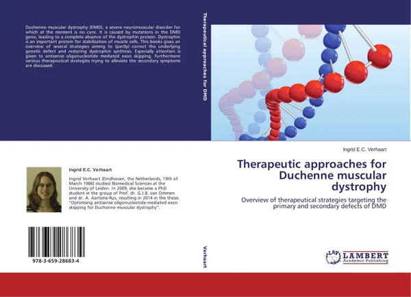 Обложка книги Therapeutic approaches for Duchenne muscular dystrophy, Ingrid E.C. Verhaart