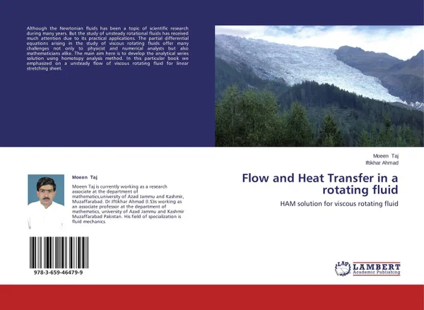 Обложка книги Flow and Heat Transfer in a rotating fluid, Moeen Taj and Iftikhar Ahmad