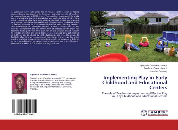 Обложка книги Implementing Play in Early Childhood and Educational Centers, Alphonce Odhiambo Kwach,Boniface Otieno Kwach and Isabel A. Ogwan'g