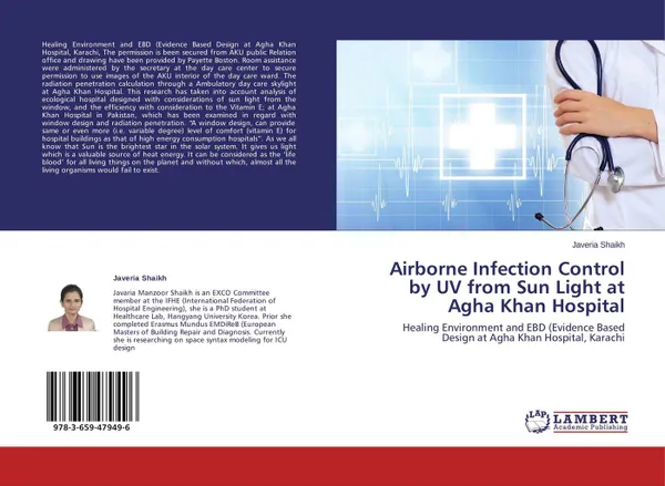 Обложка книги Airborne Infection Control by UV from Sun Light at Agha Khan Hospital, Javeria Shaikh