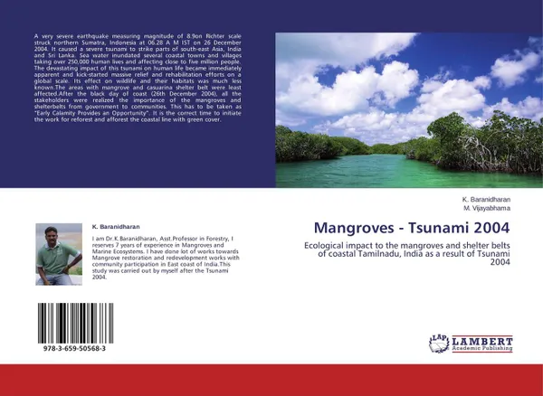 Обложка книги Mangroves - Tsunami 2004, K. Baranidharan and M. Vijayabhama