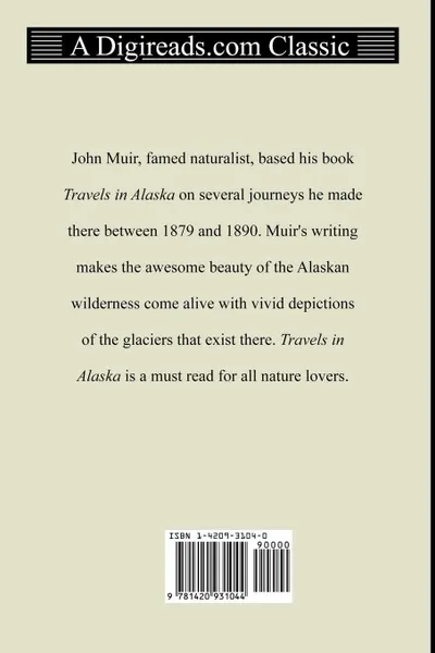 Обложка книги Travels in Alaska, John Muir