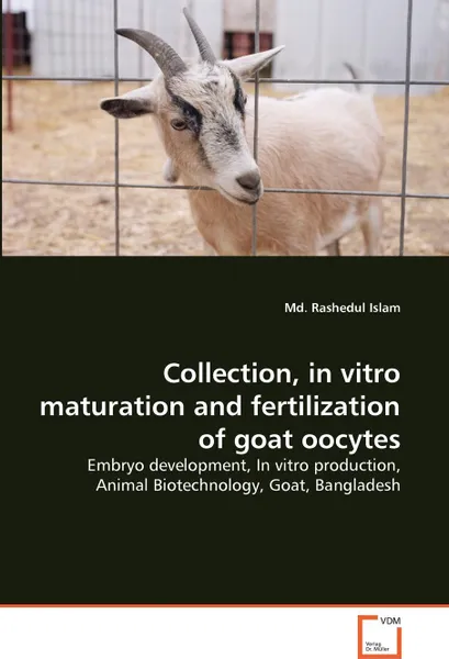 Обложка книги Collection, in vitro maturation and fertilization of goat oocytes, Md. Rashedul Islam