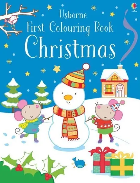 Обложка книги First Colouring Book Christmas, Jessica Greenwell