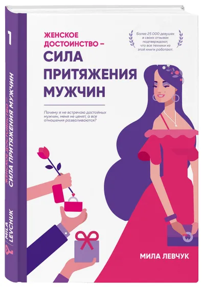 Обложка книги Женское достоинство – сила притяжения мужчин, Левчук Мила