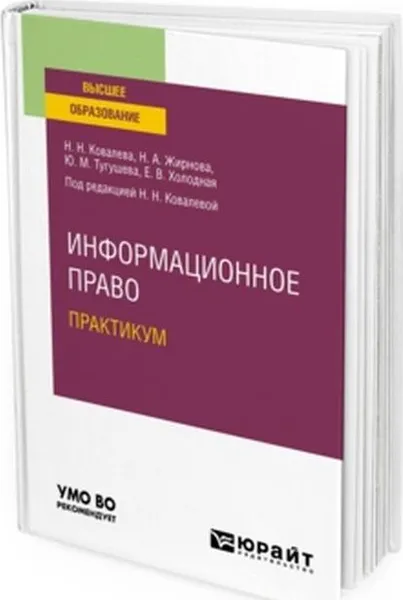 Обложка книги Информационное право. Практикум. Учебное пособие для вузов, Ковалева Наталия Николаевна, Жирнова Наталья Александровна