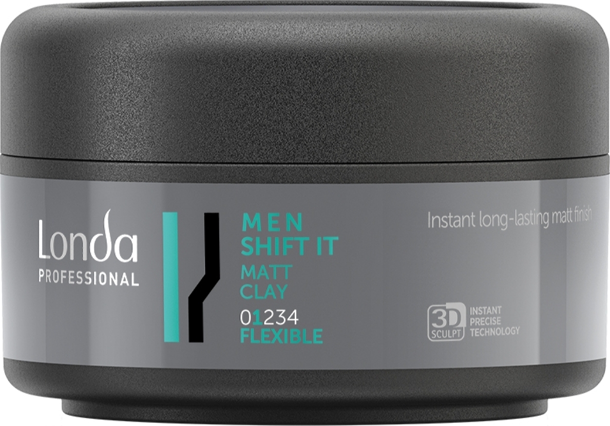 фото Матовая глина для волос Londa Professional Men Shift It нормальной фиксации, 75 мл