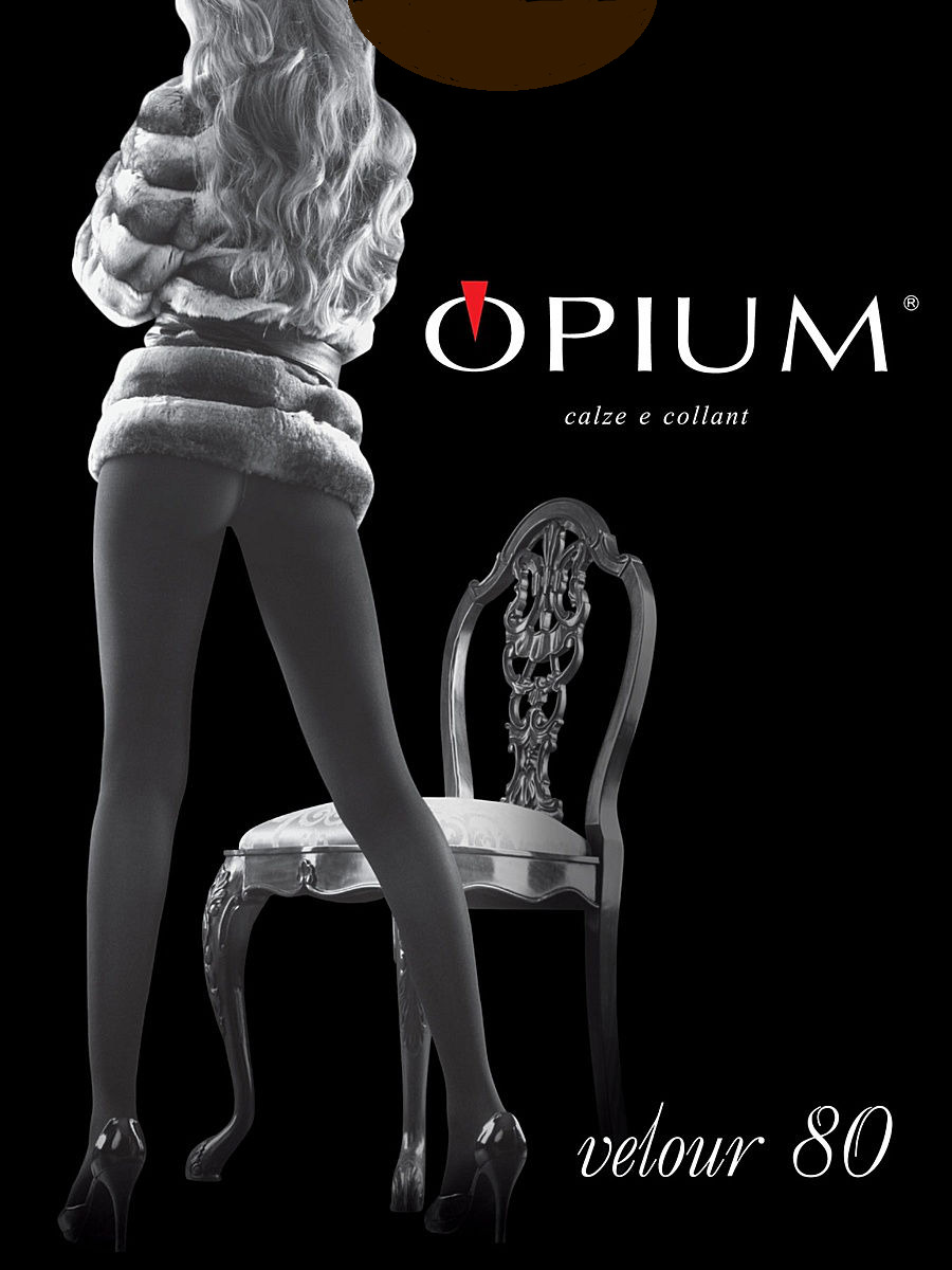 Колготки OPIUM коричневый, 80 den 8300491386082, Velour 80caf5