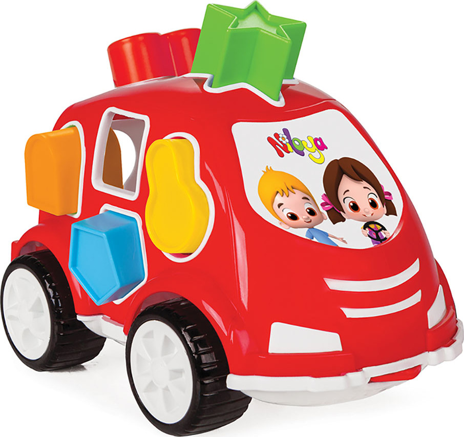 фото Машинка с геометрическими фигурами Нилоя Pilsan Shape Sorter Car