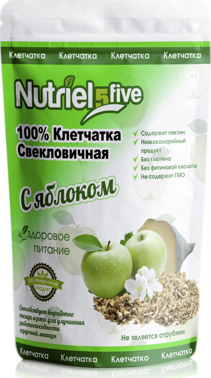 фото Клетчатка свекловичная с яблоком 150гр. Nutriel five