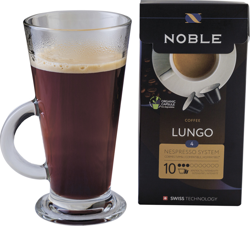 фото Капсулы Noble Lungo, для системы Nespresso (10шт.)