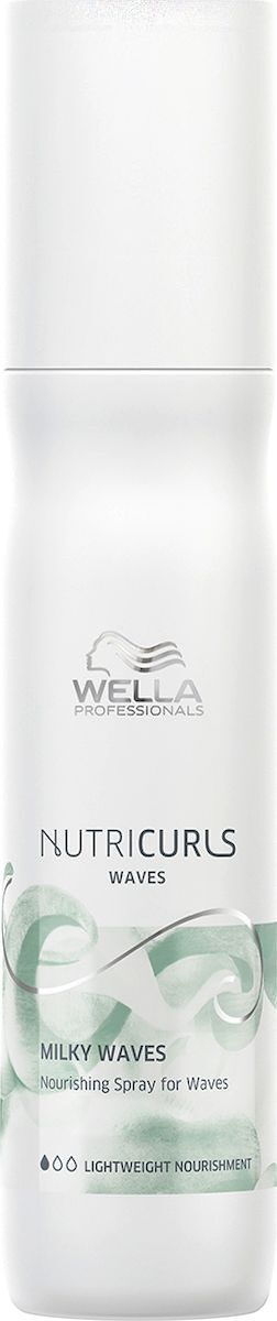 фото Молочко-спрей для создания послушных и мягких локонов Wella Professionals Nutricurls Milky Waves Nourishing Spray For Waves, 150 мл