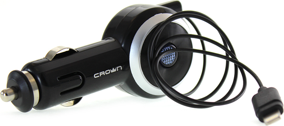 фото Автомобильное зарядное устройство CROWN MICRO CMDC-IP5-014 (Lighting MFI)