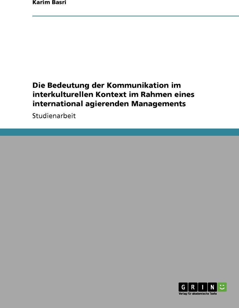 фото Die Bedeutung der Kommunikation im interkulturellen Kontext im Rahmen eines international agierenden Managements