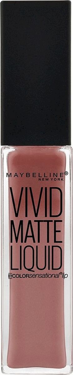 фото Maybelline New York Жидкая матовая губная помада "Vivid Matte", тон №02, 8 мл