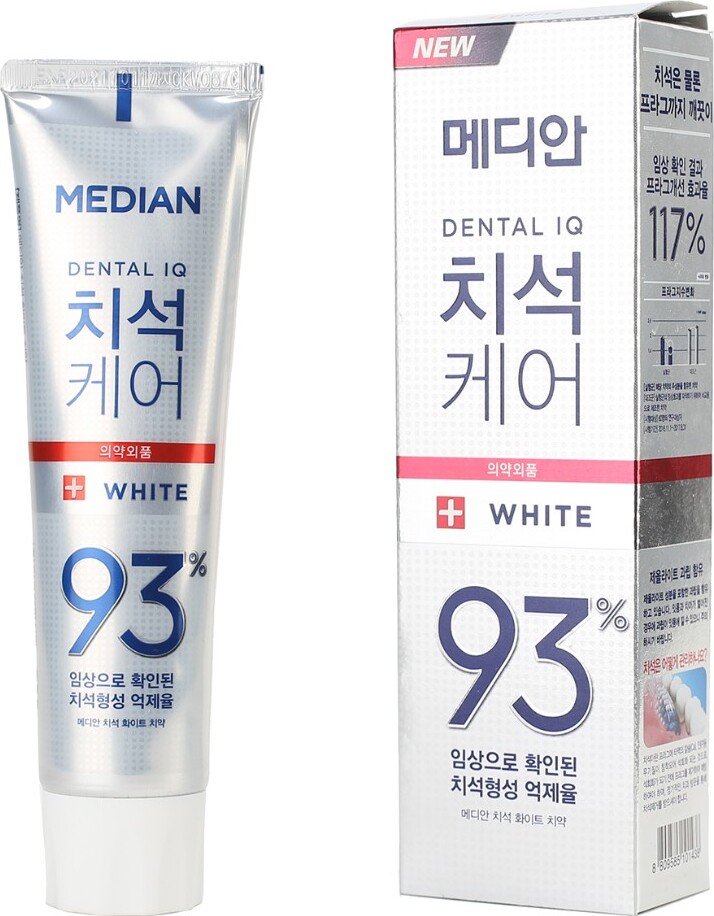 Корейская зубная паста MEDIAN отбеливающая Dental IQ White Tooth Paste ...