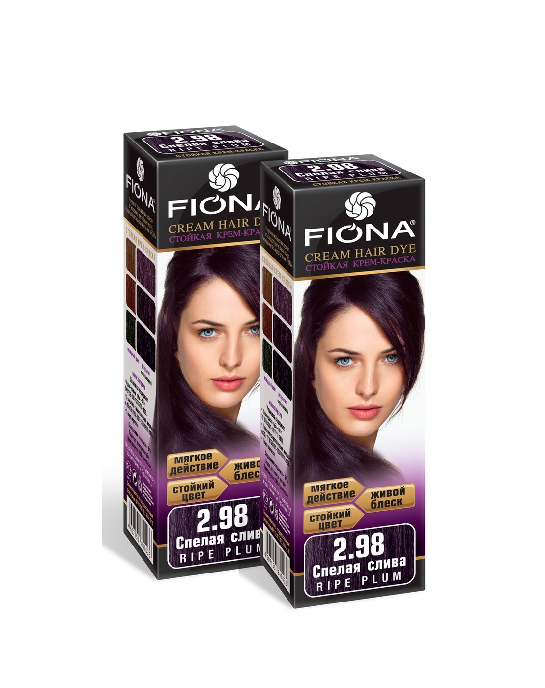 Лучшие стойкие краски для волос. Fiona крем-краска спелая слива 2.98. Fiona крем-краска баклажан 4.98/6498. Крем краска для волос Фиона палитра. Сливовая краска для волос.