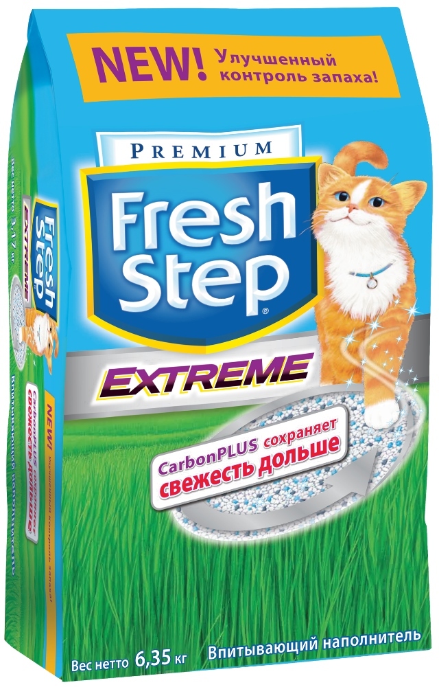 Наполнитель для кошачьего туалета fresh step