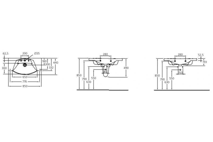 Ideal standard motion 110 тумба