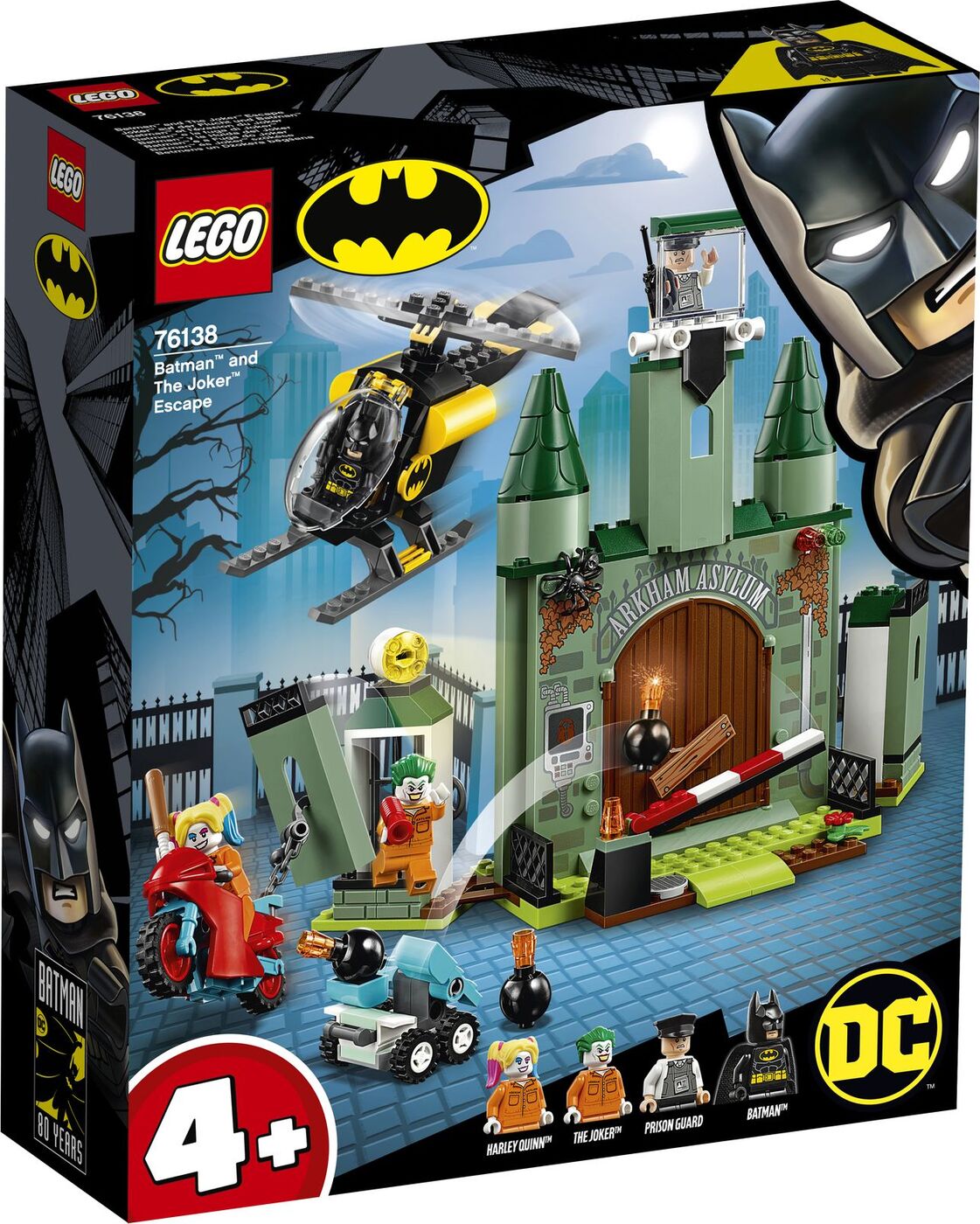 Конструктор LEGO DC Comics Super Heroes 76138 Бэтмен и побег Джокера