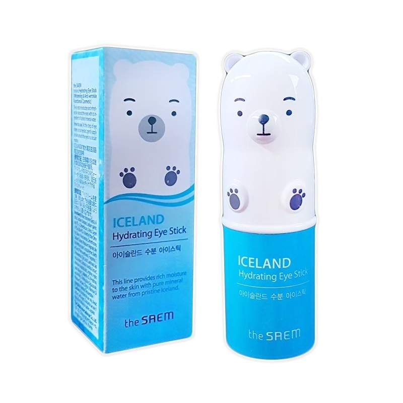 The Saem стик для глаз увлажняющий с ледниковой водой Iceland Hydrating Eye Stick