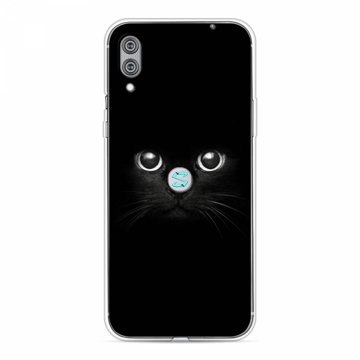 Силиконовый чехол Взгляд черной кошки на Xiaomi Black Shark 2