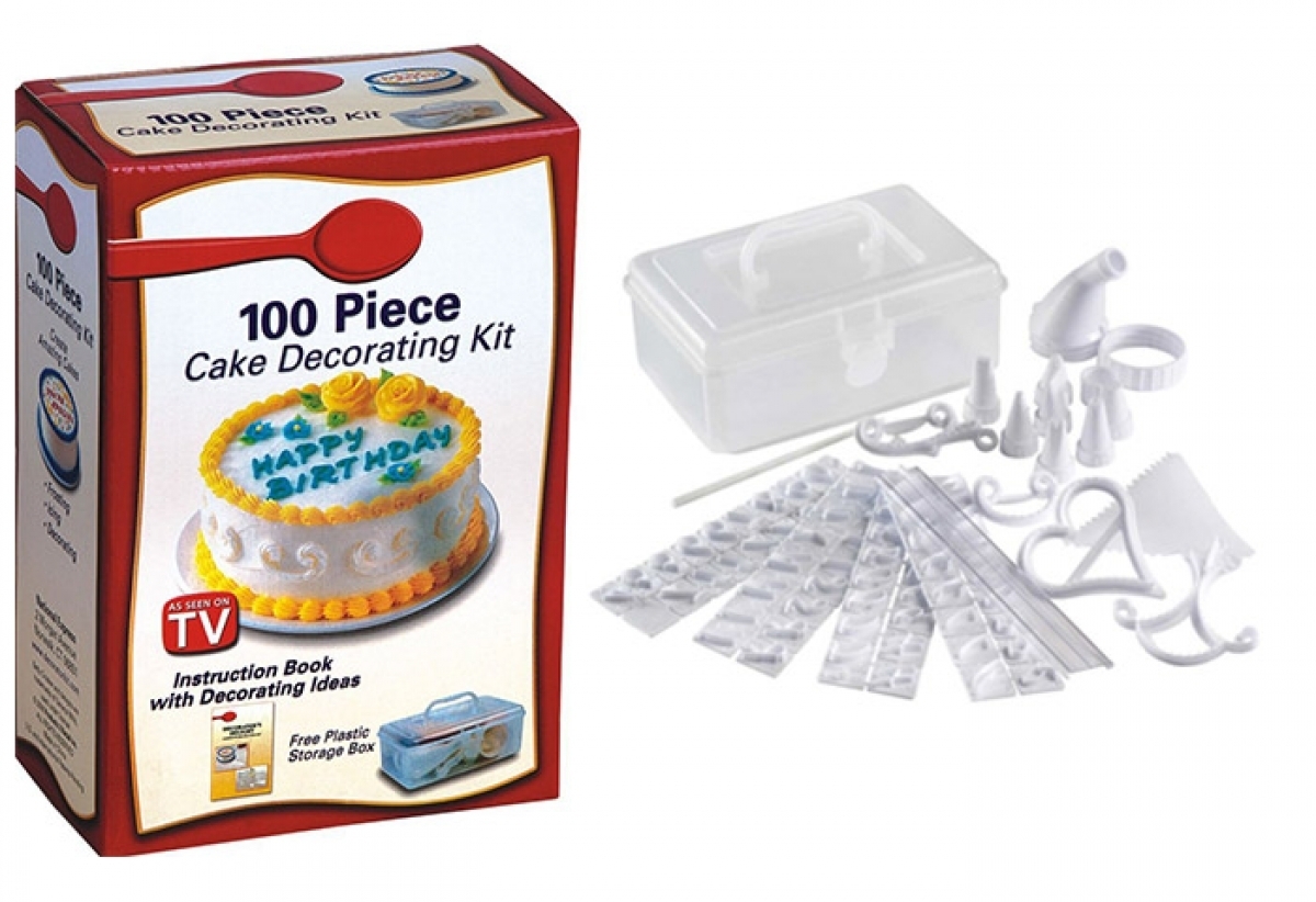 Набор для декорации торта 100 piece cake decoration kit