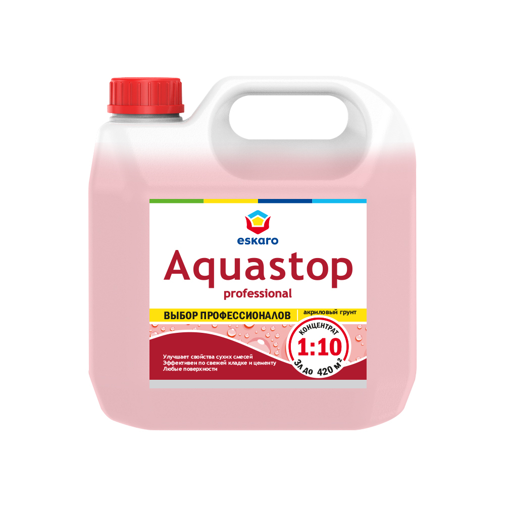 Грунт Eskaro Aquastop professional концентрат 10 л