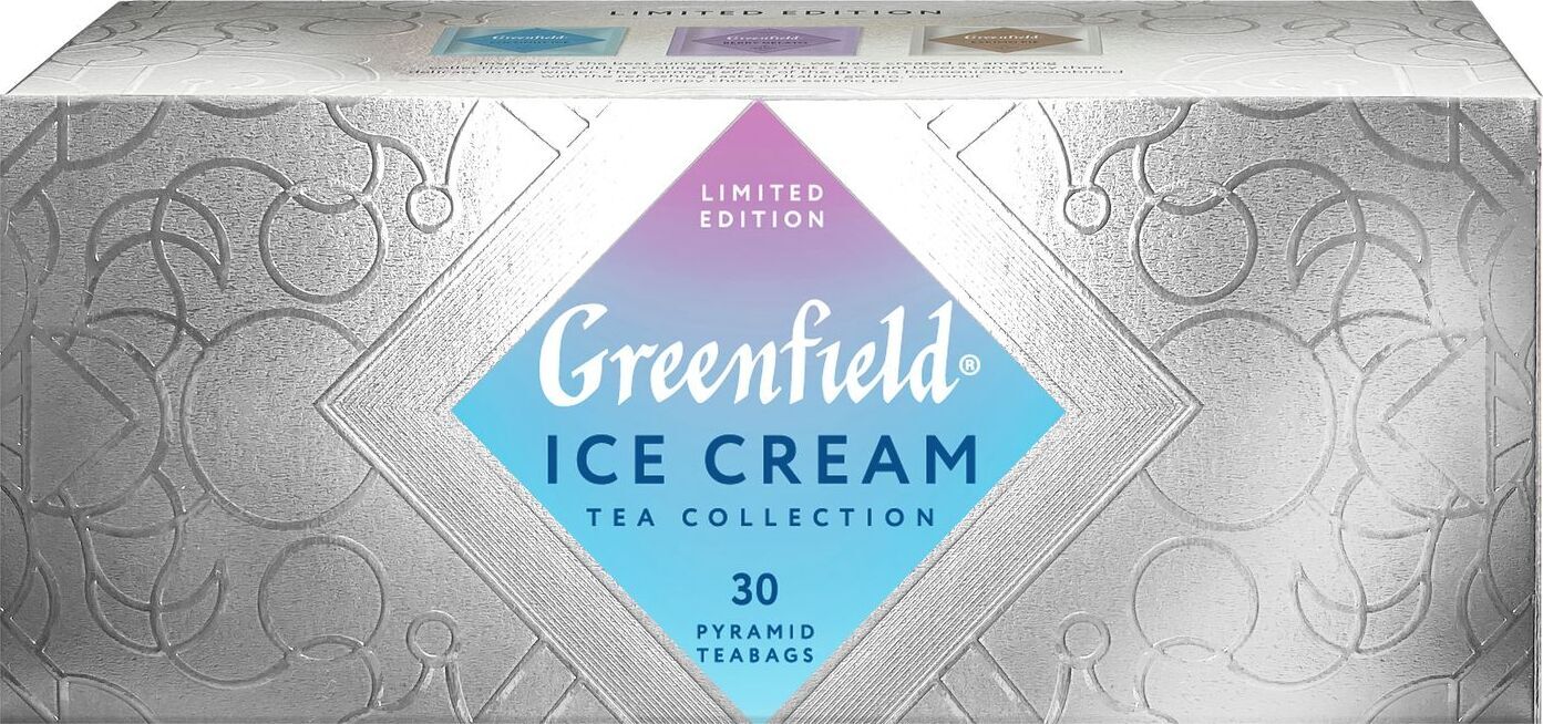 Айс полная. Greenfield Limited Edition Ice Cream. Чай черный Greenfield Limited Edition Ice Cream. Greenfield Ice Cream collection. Чай Гринфилд пломбир.