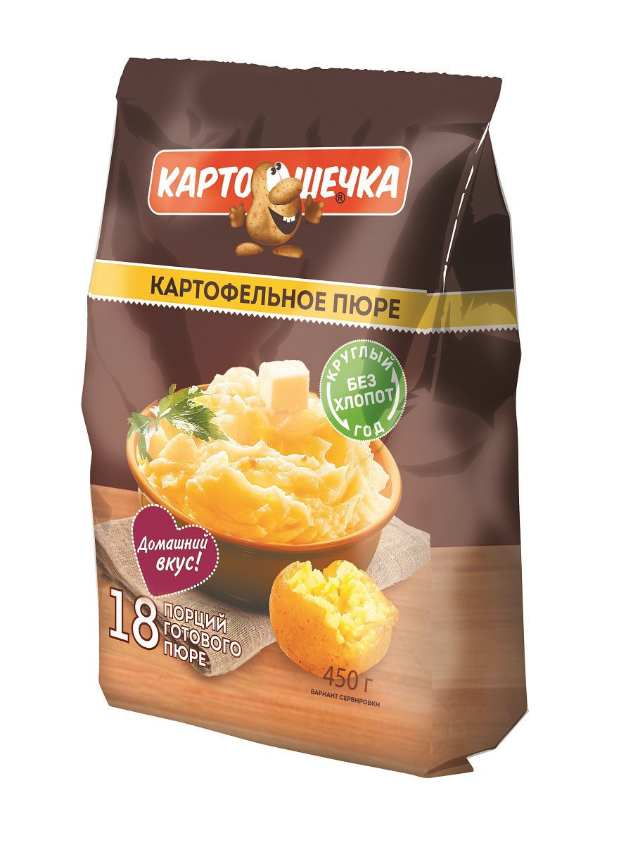 Пюре картофельное Картошечка, пакет 450 гр. — купить в интернет ...