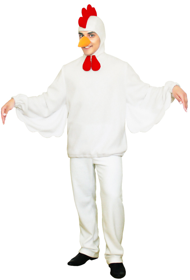 Курица в костюме