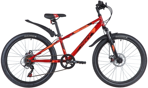 Велосипед NOVATRACK 24" EXTREME 6.D красный, стальная рама 12", 6 скор ...