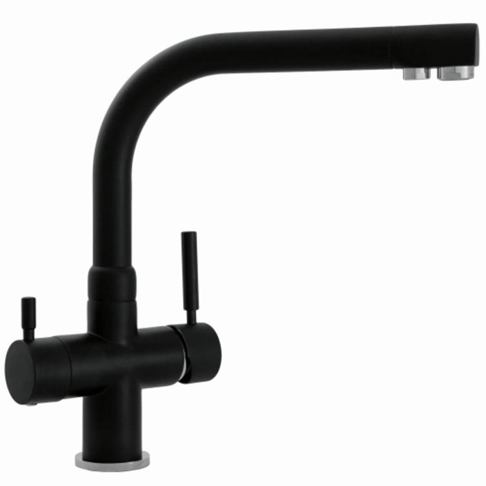 Смеситель для кухни под фильтр Seaman Barcelone SSL-5383 Night черный ...