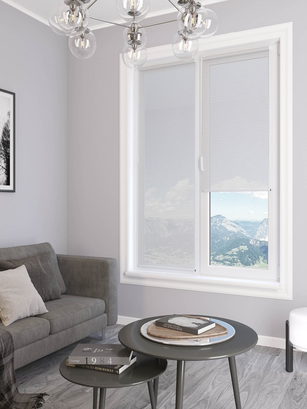 Рулонные шторы DDA Молли , размер 80х170 см, белый, Полиэстер купить по ...