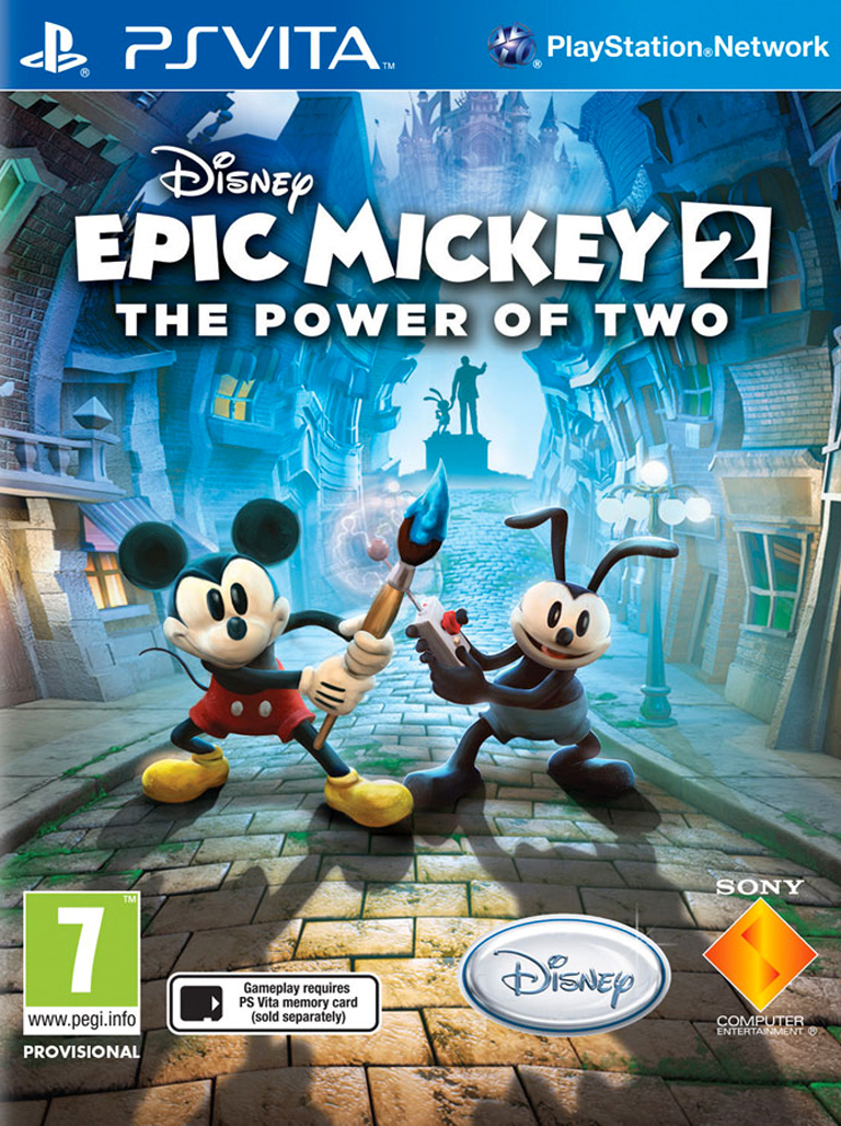 Игра Disney Epic Mickey 2: The Power of Two (PS Vita Языки: Английский/Русский/Польский/Чешский/Венгерский/Турецкий/Арабский)