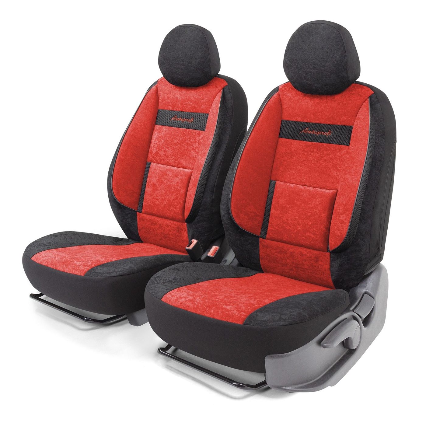 Комплект чехлов на сиденья COMFORT COM-0405 BK/RD