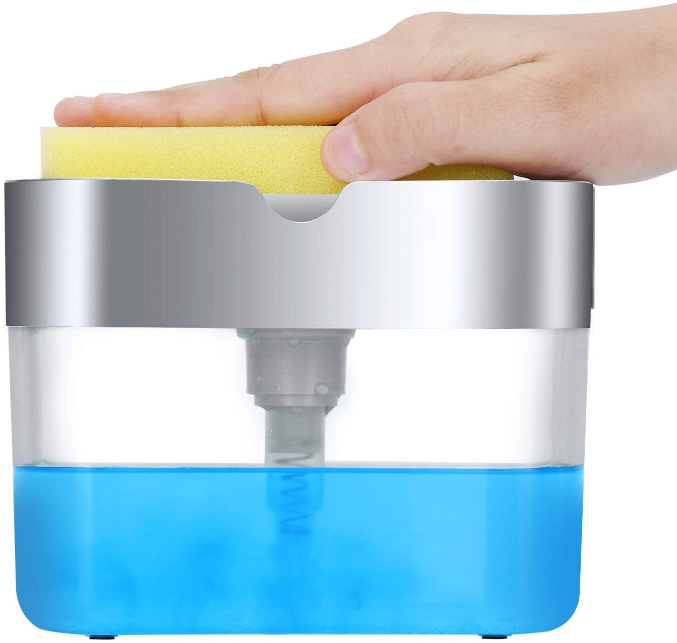 Дозатор для жидкого мыла на кухню URM /Диспенсер для моющего средства с .