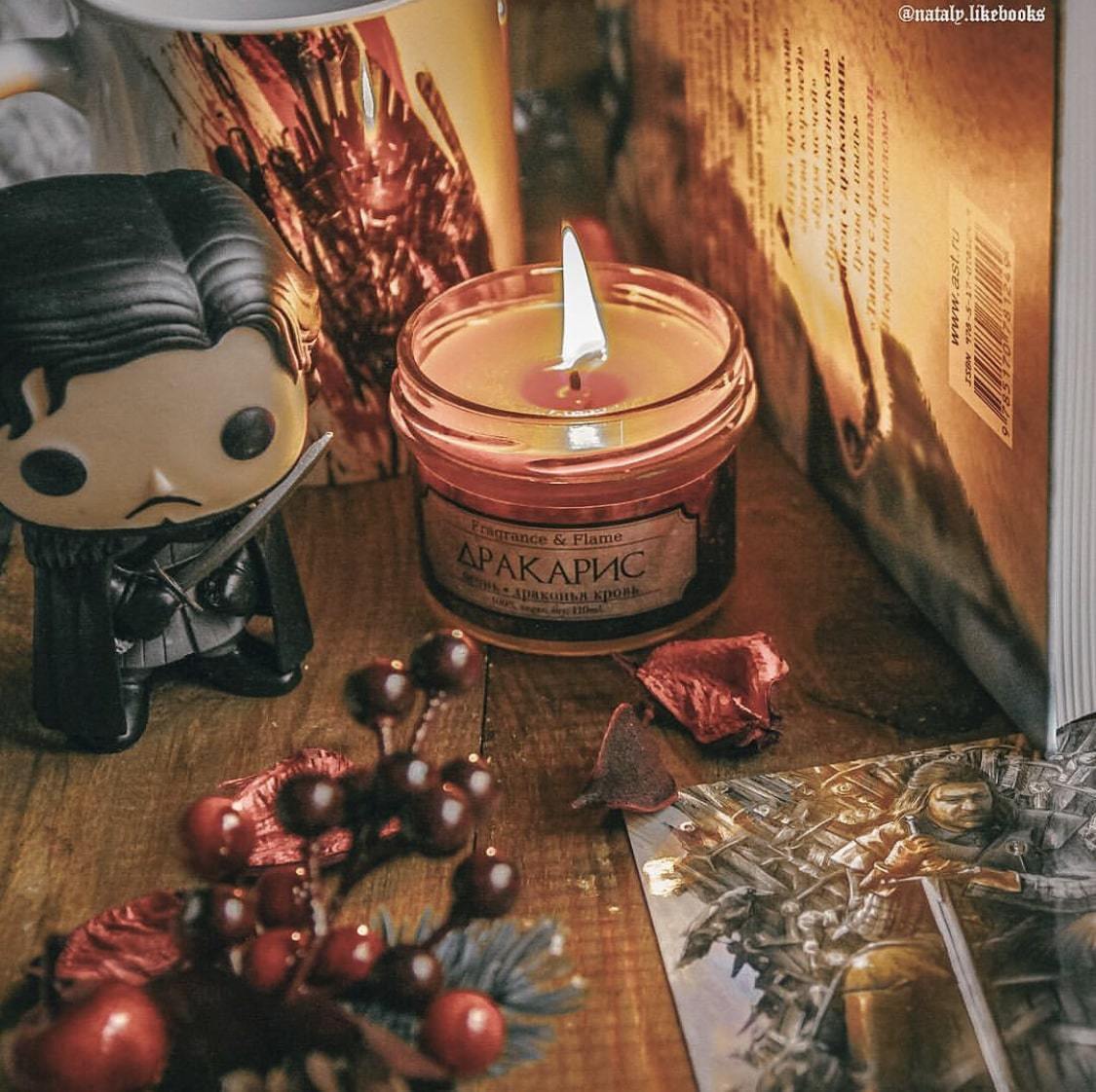 Свеча ароматическая Fragrance & Flame "Дракарис", 4,5 см, 1 шт купить ...