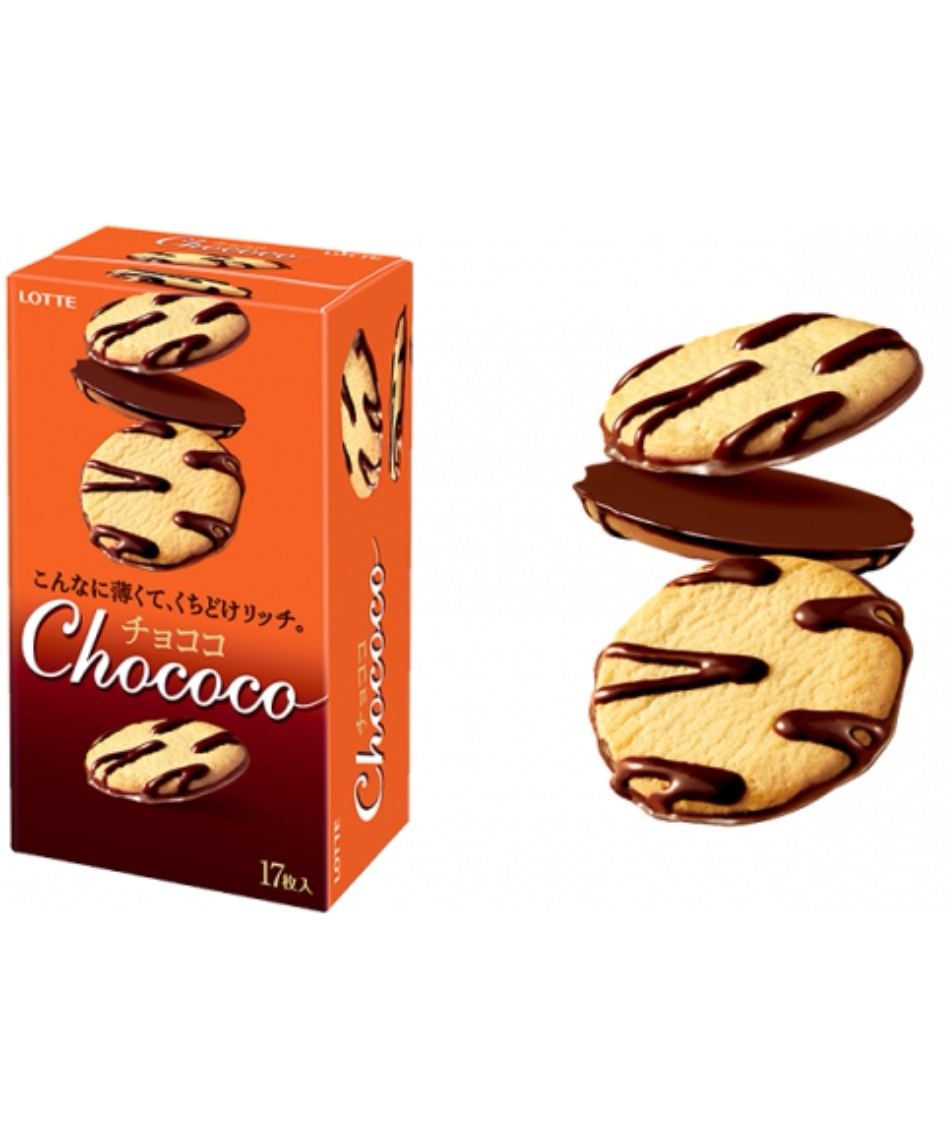 Печенье Lotte шоколадное "CHOCOCO", 98.6г Japan - купить с доставкой по ...