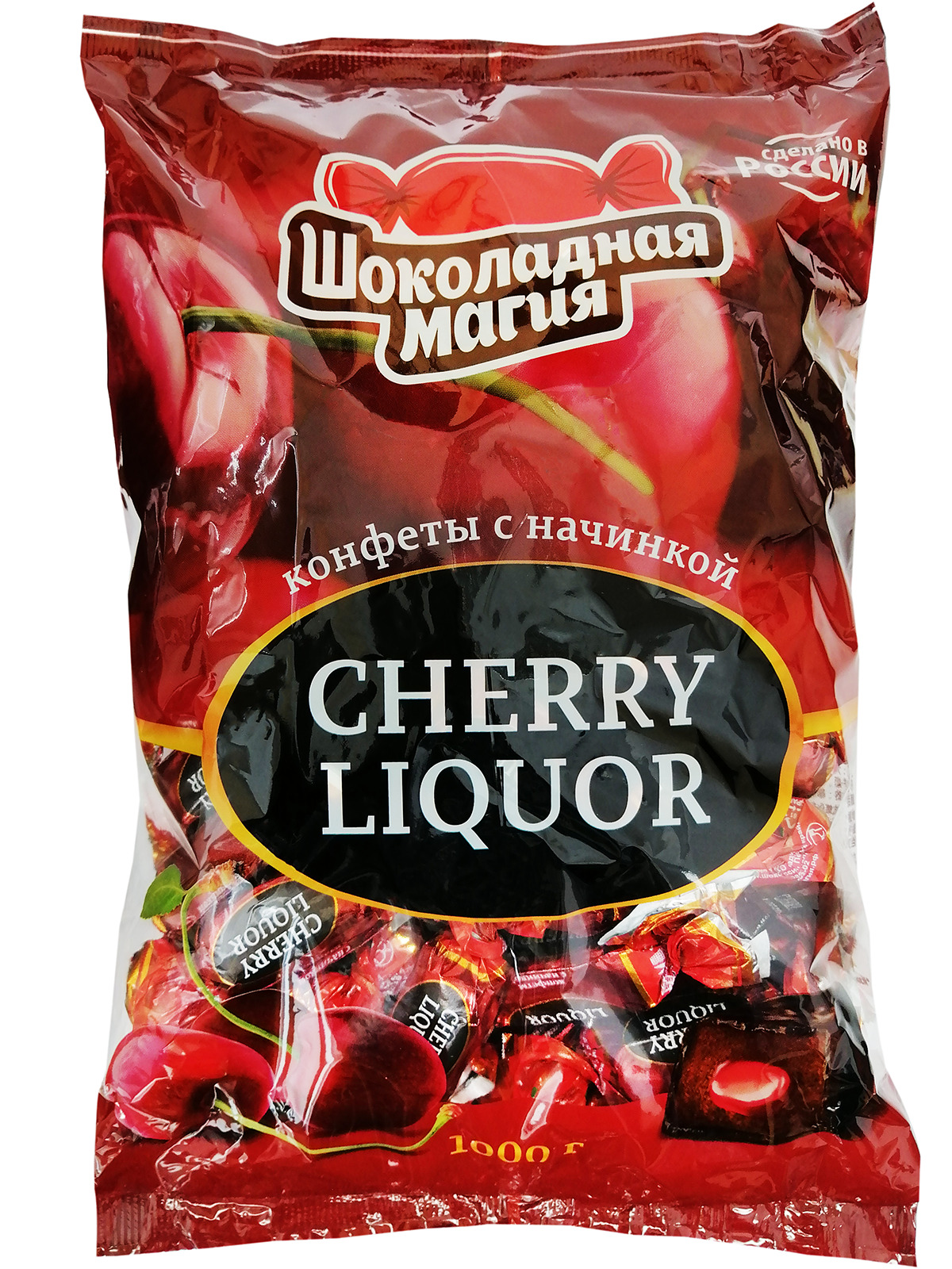 Конфеты "Шоколадная магия" - Cherry liquor (Вишнёвый ликёр), 1 кг ...