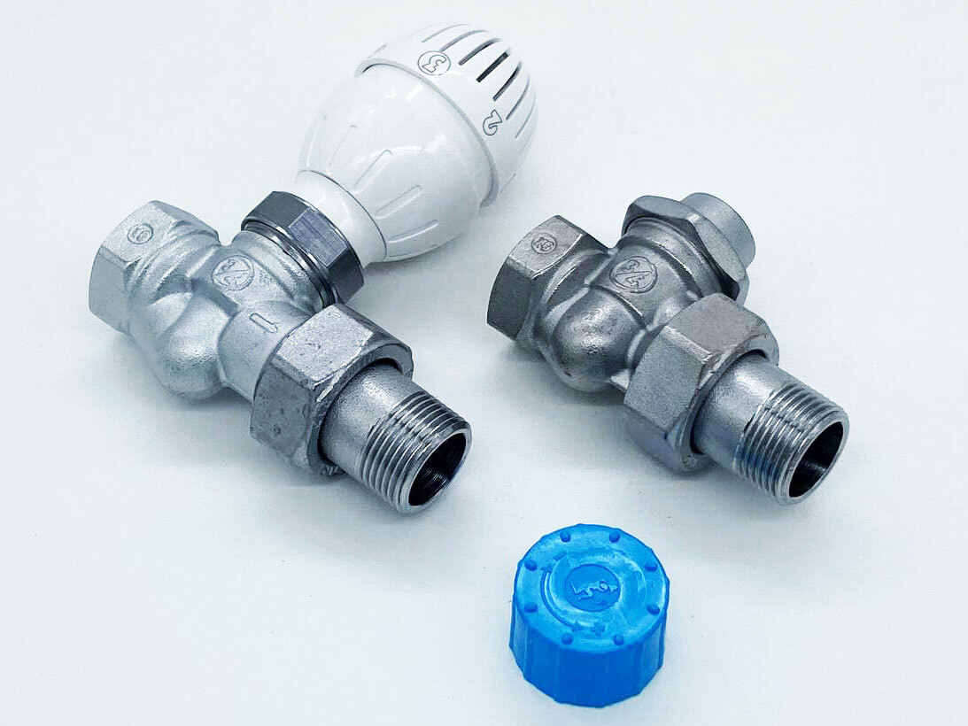 Характеристики Комплект термостатический прямой радиаторных вентилей ...