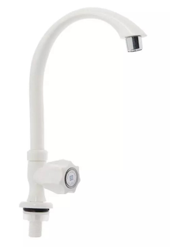 Смеситель ProMarket Кран для холодной воды пластмассовый, белый ...