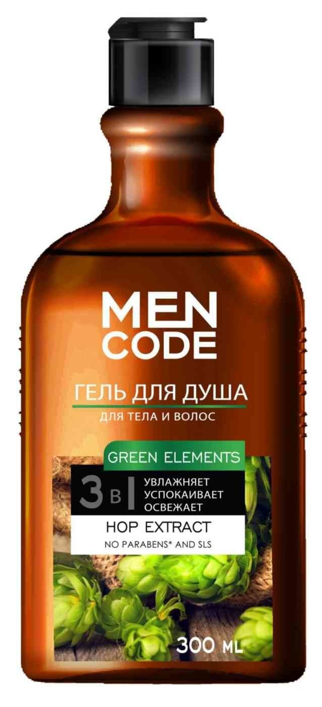 Гель для душа мужской Грин Элементс Мен Код — купить в интернет ...