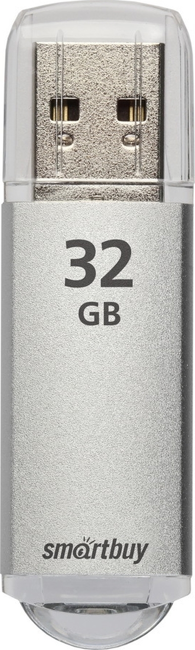 32 ГБ USB Флеш-накопитель USB 2.0 Smartbuy V-Cut Silver