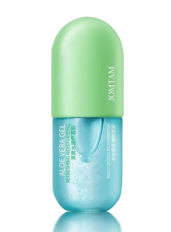 JOMTAM Увлажняющий гель с алоэ Вера в капсуле Aloe Vera Gel Refreshing Moisturizing , 260гр